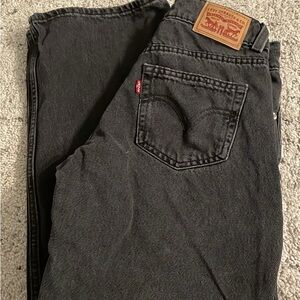 Levi's Charcoal Straight Leg Jeans